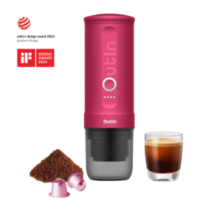 Преносима кафемашина Outin Nano, червен цвят