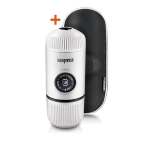 Преносима кафемашина Wacaco Nanopresso Chill White + Калъф