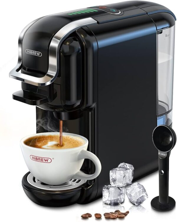 Мултифункционална кафемашина HiBREW H2B, 5 в 1, черна - Image 2
