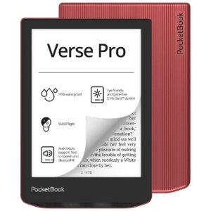Електронен четец PocketBook Verse Pro, Passion Red, 16GB