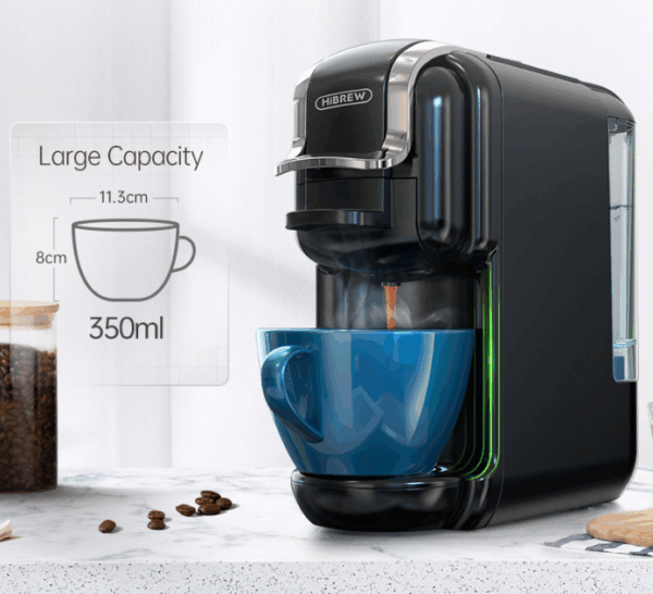 Мултифункционална кафемашина HiBREW H2B, 5 в 1, черна - Image 12