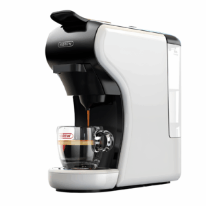 HiBREW H1A е създадена, за да предложи безгранична свобода на избор. С тази кафемашина, любителите на кафето могат да пробват истинска гама от вкусове, от нежния еспресо до богато и вкусно лате. Благодарение на многофункционалността на машината, вие сте свободни да избирате капсули от любимите си брандове, включително съвместими с Nespresso, Dolce Gusto, хартиени дози (ESE сашета) и смляно кафе.