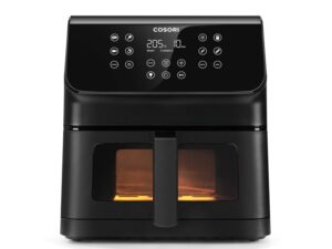 Фритюрник с горещ въздух Cosori Premium Ⅱ Plus Air Fryer CAF-P653-KEUR, 6.2L, Черен..