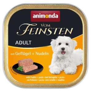 Мокра храна за кучета ANIMONDA Vom Feinsten Adult, Птиче месо и паста - 150гр.