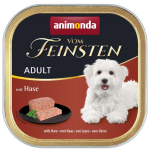 Мокра храна за кучета ANIMONDA Vom Feinsten Adult, Телешко, свинско и заек - 150гр.