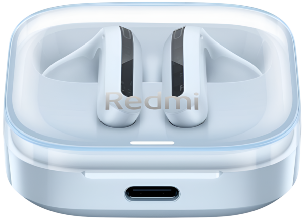 Безжични слушалки Xiaomi Redmi Buds 6 Active Transparent blue, сини – BHR8394GL;