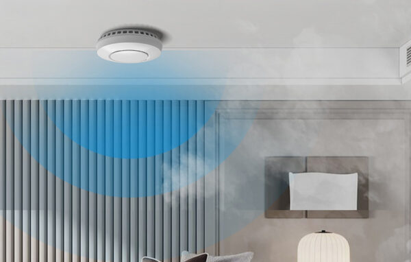 Смарт детектор за дим и смарт хъб Meross GS559AH, 433MHz, HomeKit, бял - Image 5