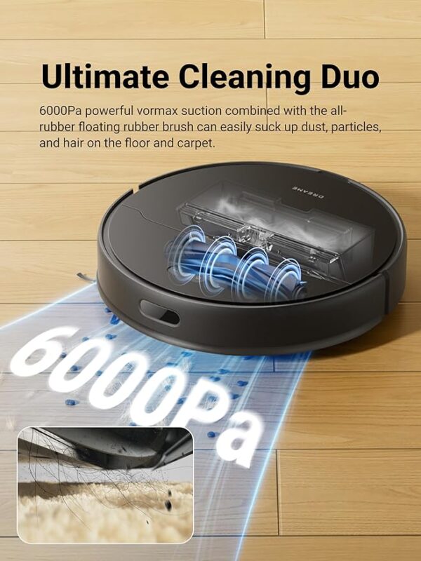 Прахосмукачка робот Dreame D9 Max Gen 2 Robot Vacuum Cleaner, черна - Image 12