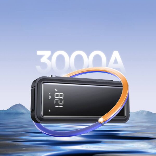 Стартер за автомобил Baseus Super Energy Mega, 3000A, 12V, черен - Image 13