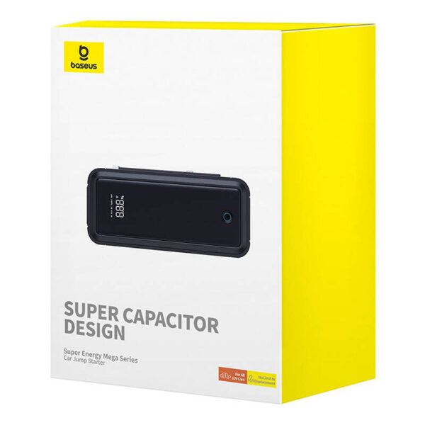 Стартер за автомобил Baseus Super Energy Mega, 3000A, 12V, черен - Image 14