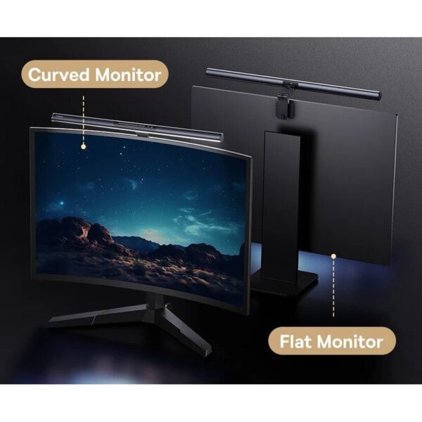 Лампа за монитор BASEUS i-Wok 3, LED, 5W, черна - Image 10
