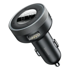FM трансмитер за кола Baseus CCLH-01, Mp3 Player, 2 x USB, Bluetooth, черен
